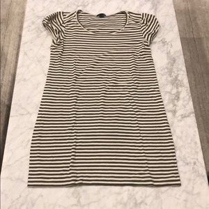 Theory Striped Cotton Dress